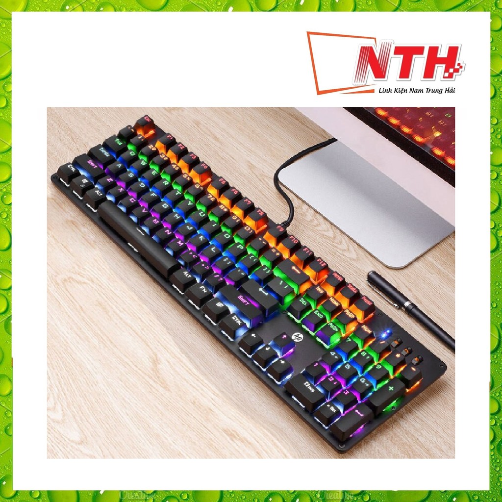 Keyboad cơ blue swicth HP GK 320 đen (USB)