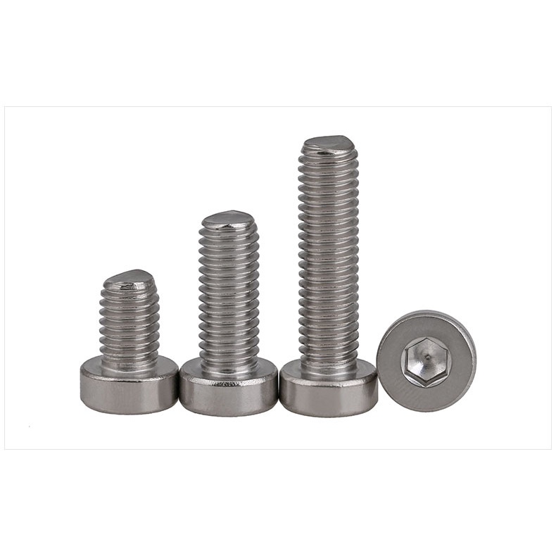 Vít Đầu Lục Giác Bằng Thép Không Gỉ 304 M2M3M4M5M6M8M10 Chuyên Dụng