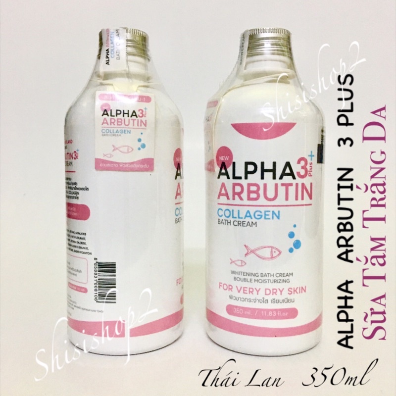 Sữa Tắm ALPHA ARBUTIN 350ml  Dưỡng Da Cấp Ẩm Mịn Màng