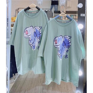 Áo thun Unisex form rộng_Freesize 65kg