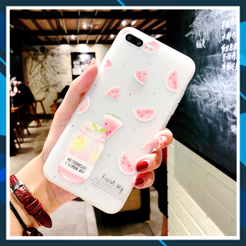 Ốp lưng iphone dưa hấu silicon trơn 5/5s/6/6s/6plus/6s plus/7/8/7plus/8plus/x/xs/xs max/11/11pro max - Awifi Case A2-1 | BigBuy360 - bigbuy360.vn