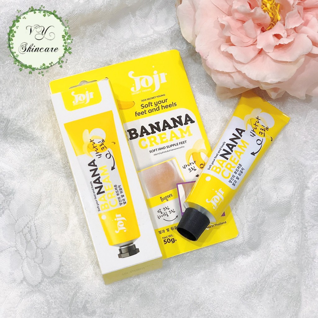 Kem Nứt Gót Chân Joji BANANA CREAM HEEL Thái Lan Tuýp