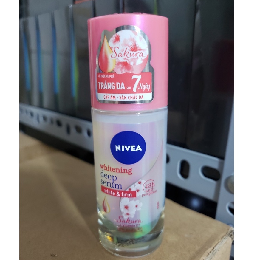 Lăn ngăn mùi NIVEA SERUM giúp dưỡng trắng chuyên sâu 40ml