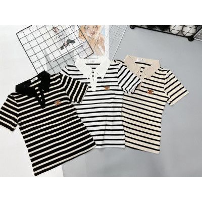 Áo cộc kẻ cổ bẻ chữ X phối hàng việt ( ảnh thật trải sàn)