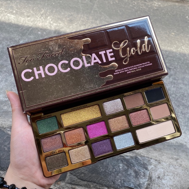 BẢNG PHẤN MẮT TOO FACED CHOCOLATE GOLD.