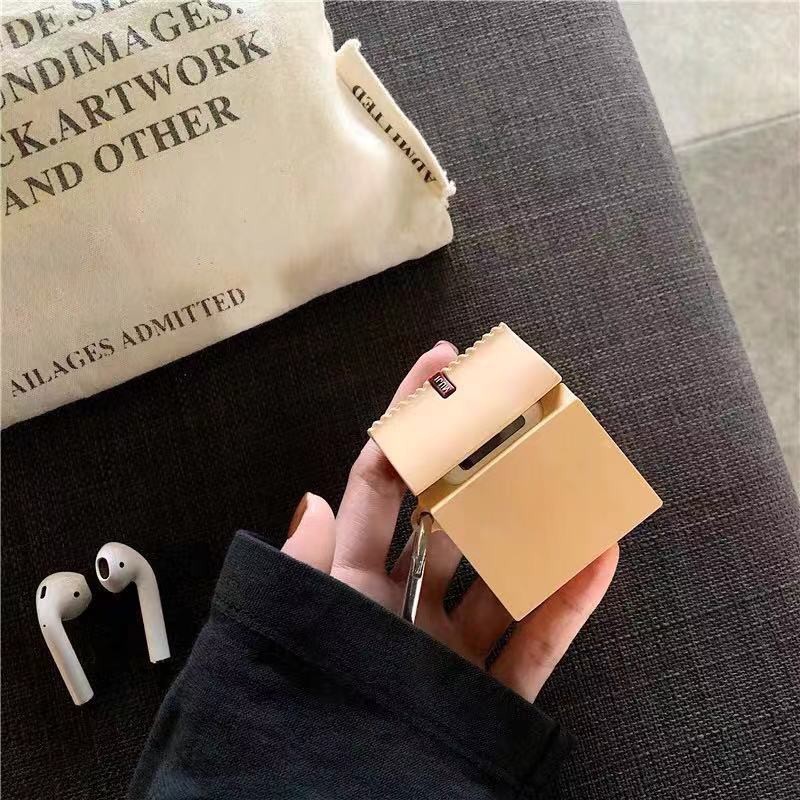 Japanese Muji Gift Bag Airpods Case wireless bluetooth earphone airpods 1/2/pro protective cover soft silicone