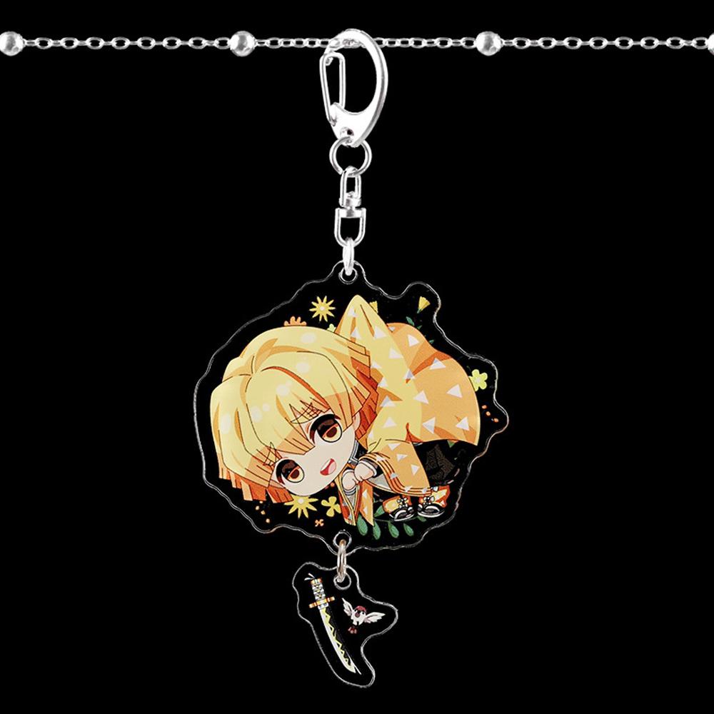 IVORY Mặt Dây Chuyền Bằng Acrylic Hình Demon Slayer Dễ Thương