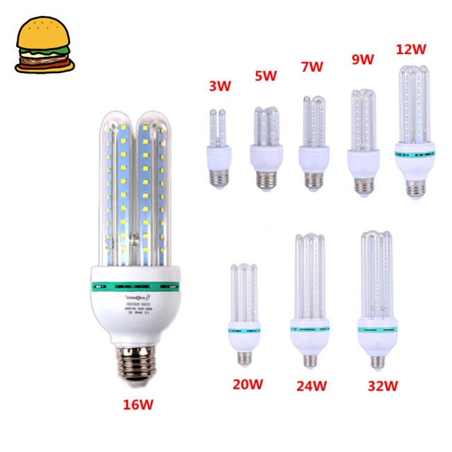 Bóng Đèn Led Hình Chữ U 85-265v E27