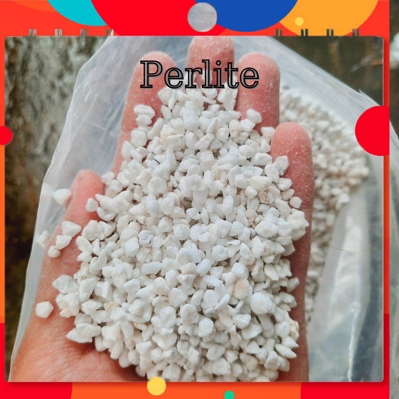 Đá Trân châu Perlite (đá perlite) dùng giữ ẩm, tơi xốp đất cho cây trồng, gói 10L , gói 800g