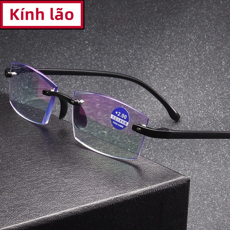 Kính viễn thị đọc báo gọng TR siêu nhẹ cho người lớn tuổi, Kính lão chống ánh sáng xanh, mã H1916