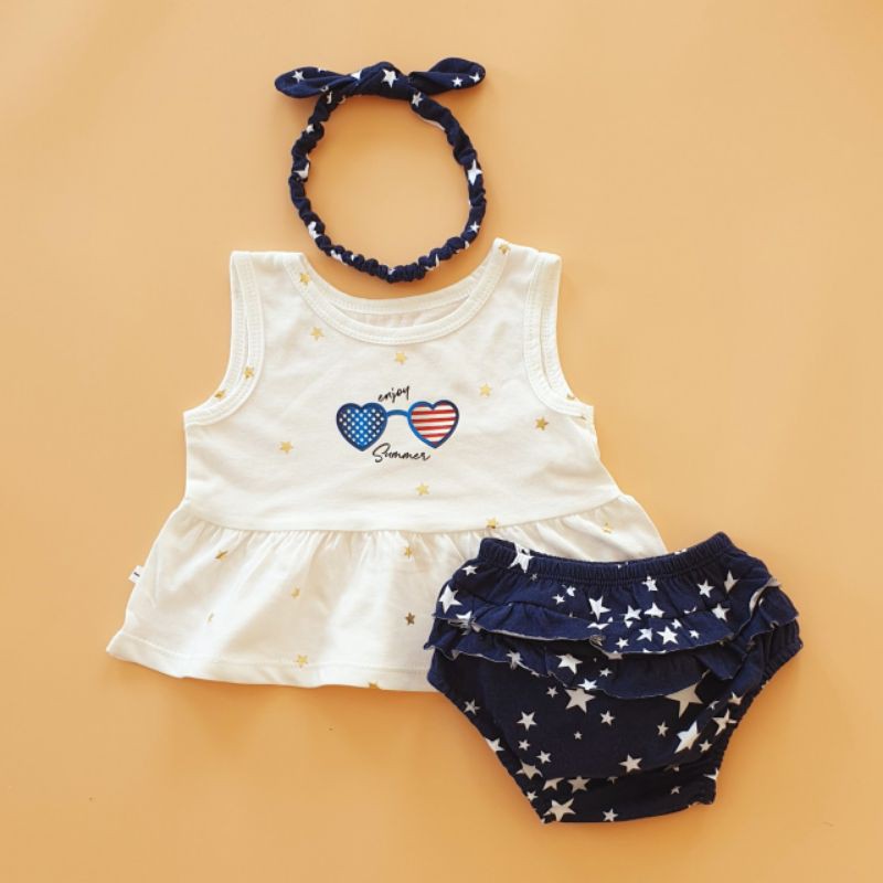 Set 3 chi tiết babydoll cực xinh hãng Bunny