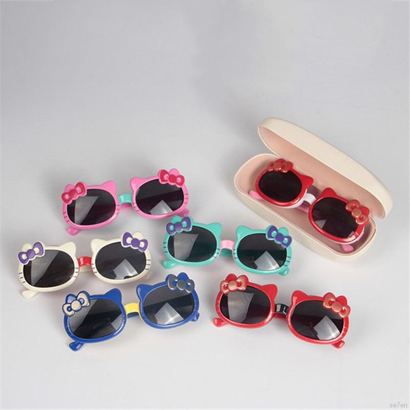 Kính mát Hello Kitty chống tia UV đáng yêu cho bé 2-8 tuổi