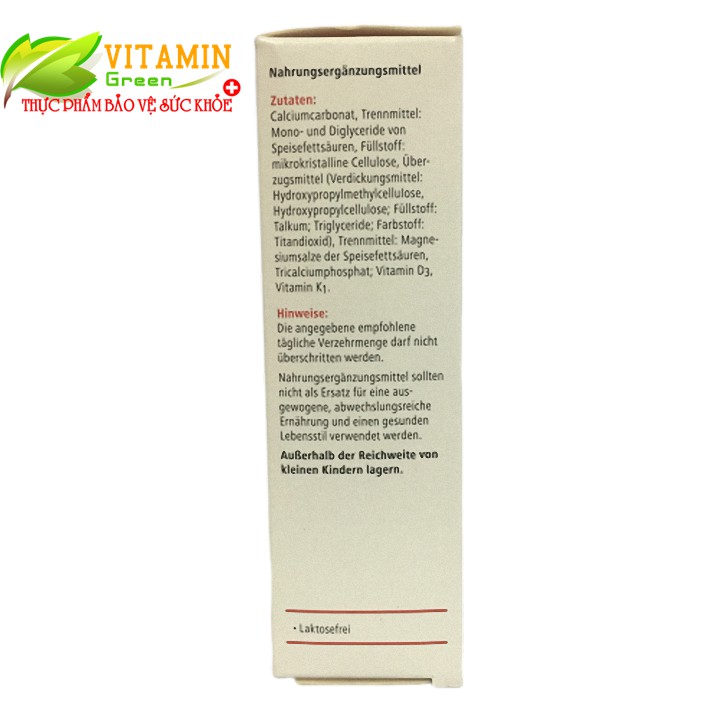 BỔ XUNG CANXI CALCIUM 600mg + Vitamin D3 HEILUSAN | NHẬP KHẨU CHÍNH HÃNG ĐỨC