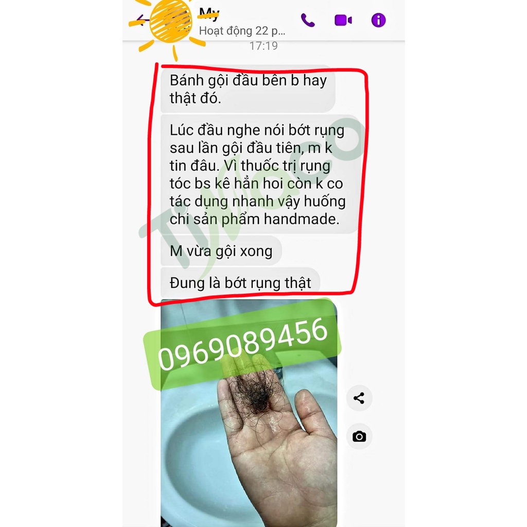 Bánh gội đầu Tinaco