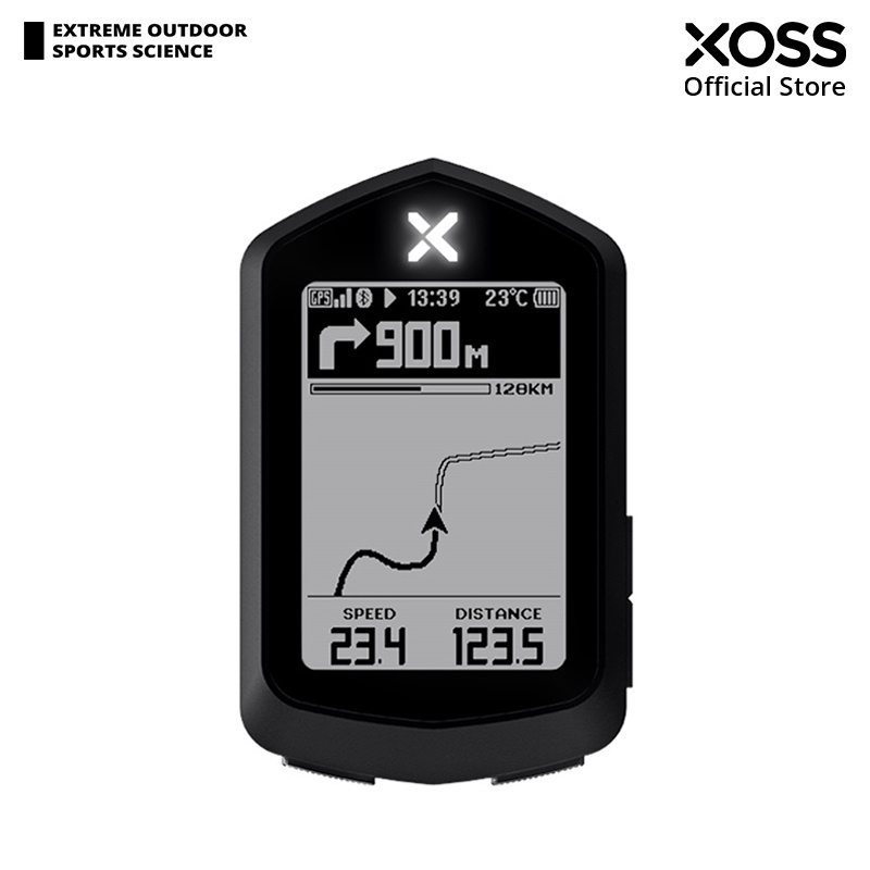 Đồng Hồ Đo Tốc Độ GPS Không Dây Chống Nước Kết Nối Bluetooth + Màn Hình HD 2.4 "XOSS NAV Cho Xe Đạp