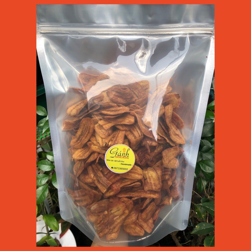 [Mã GROSALE giảm 10% đơn 150K] Chuối sấy Gialai không đường giòn rụm