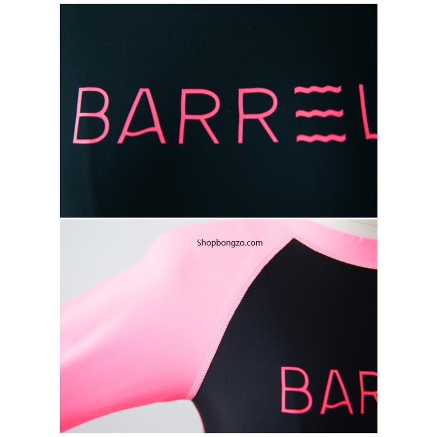 Áo bơi nữ dài tay Barel - đen tay hồng * | BigBuy360 - bigbuy360.vn