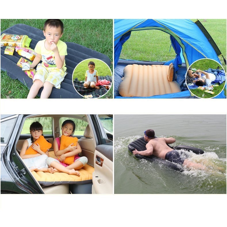 Đệm hơi, Giường hơi trên ô tô⚡️Hàng Cao Cấp⚡️ Loại chân rời tiện dụng,chất nhung cực êm min,thoải mái khi nằm | BigBuy360 - bigbuy360.vn