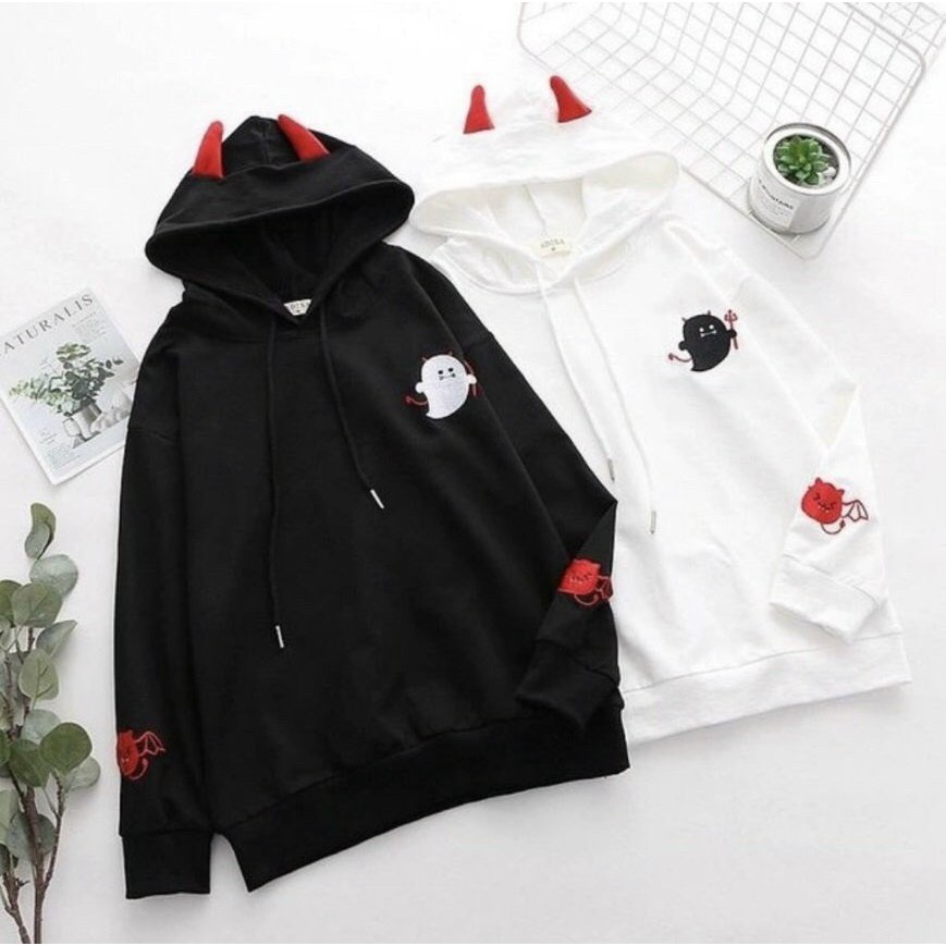 ÁO KHOÁC HOODIE CON QUỶ CUTE CỰC HOT TREND CHẤT VẢI CAO CẤP KHÔNG XÙ LÔNG 1KENZ | WebRaoVat - webraovat.net.vn