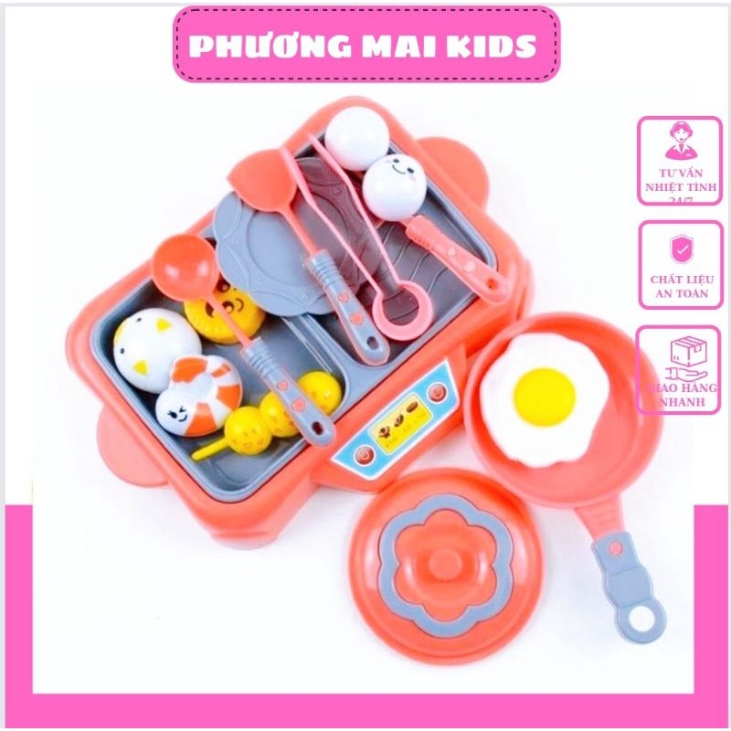 Bộ đồ chơi nấu ăn nhà bếp nhiều chi tiết cho bé thoả sức sáng tạo🌟💐 Phương Mai Kids