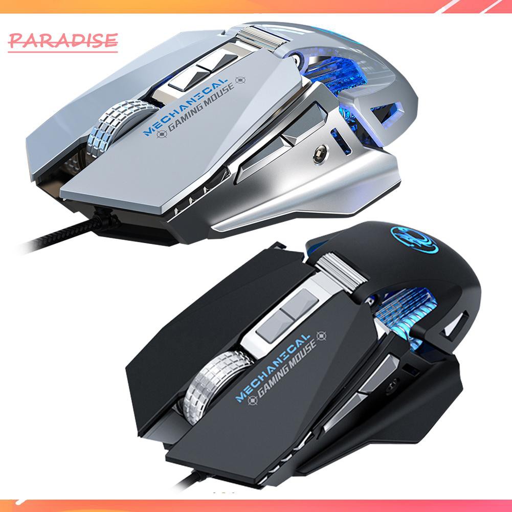 Paradise1 iMICE T96 USB Wired 7200DPI Adjustable Macro Definition RGB Gaming Mouse 