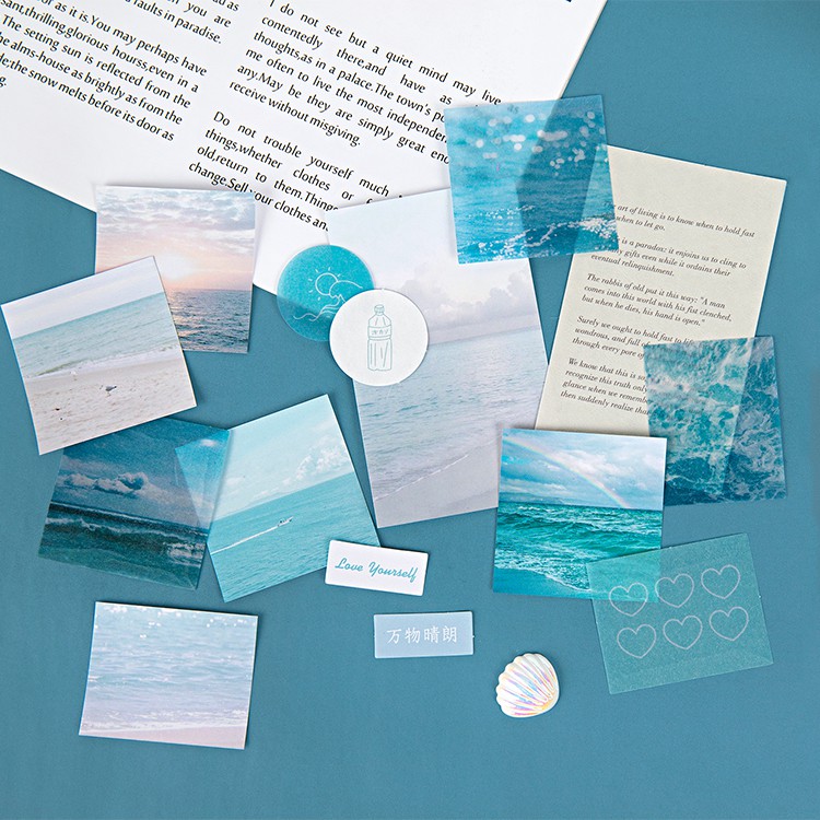 Set 15 thẻ trang trí sổ tay ghi chú dễ thương DIY cho nhà cửa