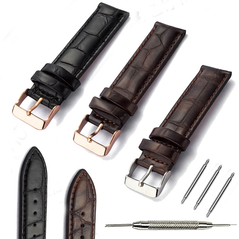 high quality genuine leather strap watch band 13mm 14mm 19mm 18mm 20mm  watch accessories wristband