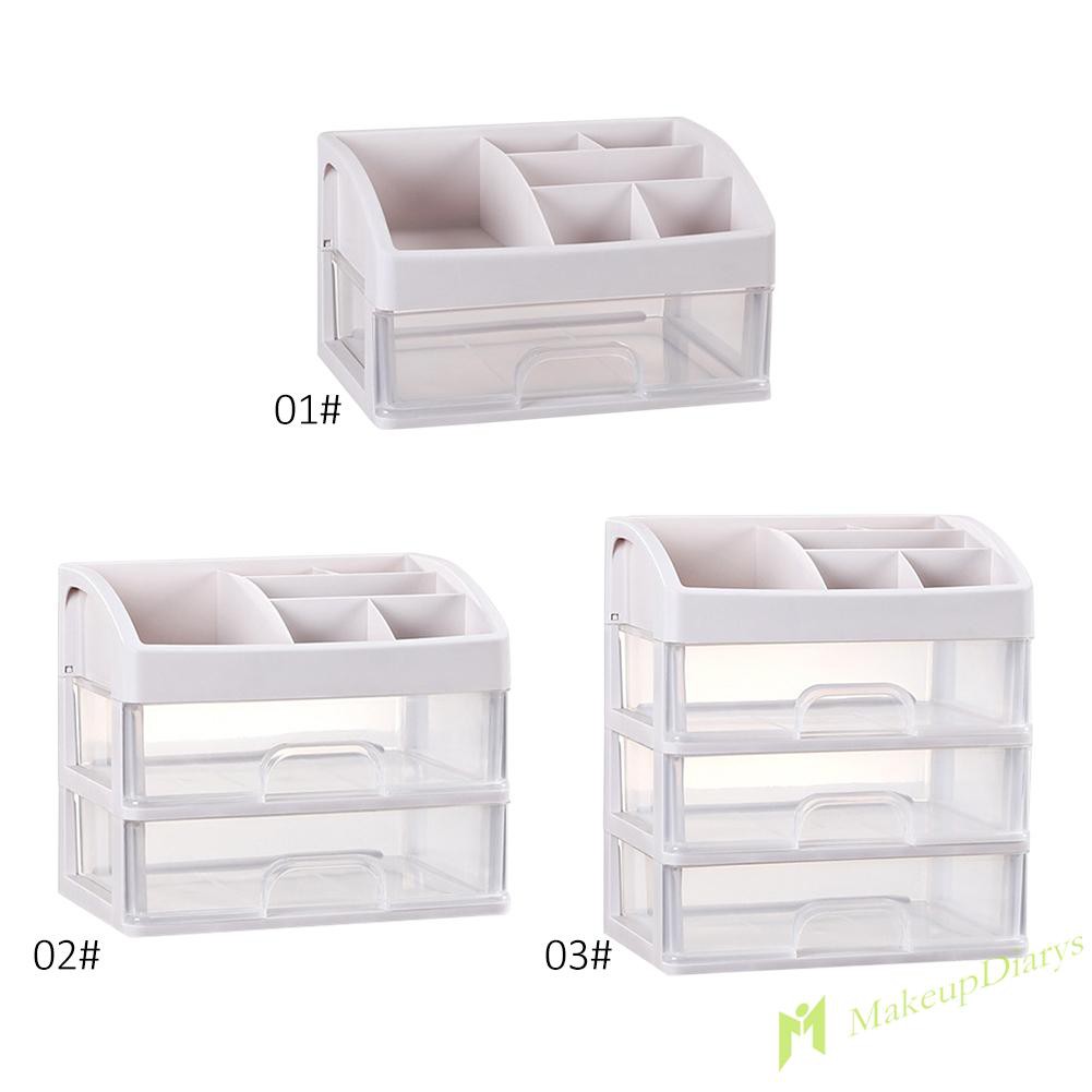 【New Arrival】Makeup Organizer Drawer Cosmetics Storage Box Jewelry Container Brush Case