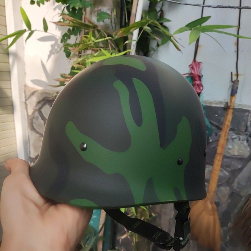 Nón bảo hiểm US màu camo cao cấp