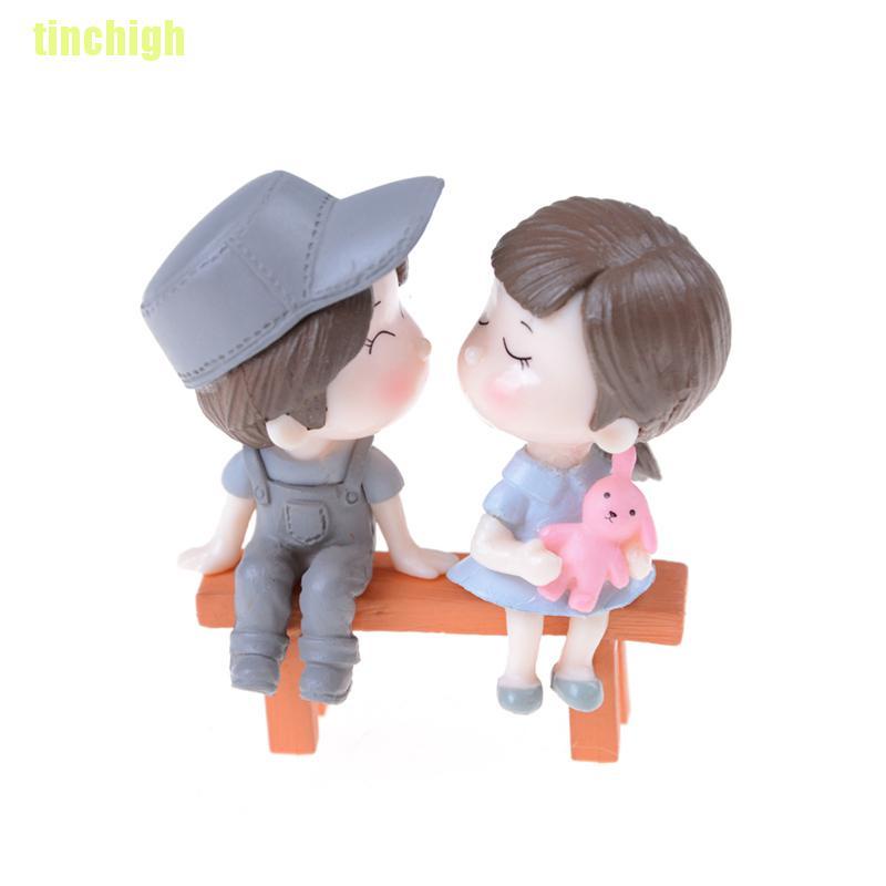 Set 3 Mô Hình Cặp Đôi Mini Trang Trí Tiểu Cảnh / Nhà Búp Bê