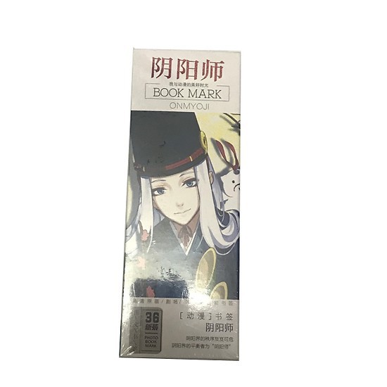 Bookmark âm dương sư hộp ảnh tập ảnh đánh dấu sách kẹp sách tiện lợi 36 tấm anime chibi quà tặng độc đáo