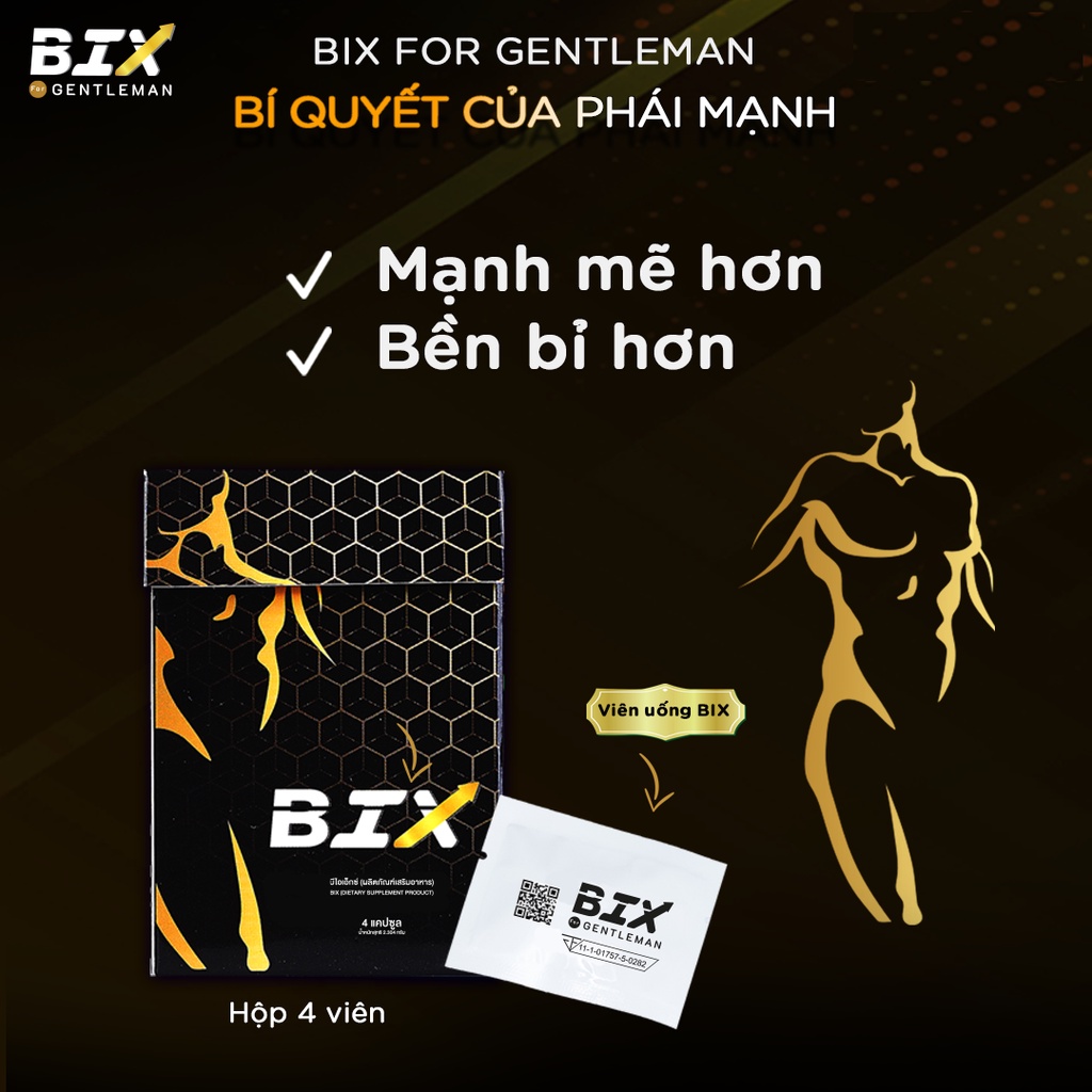 BIX Gentleman Tăng Cường Sinh Lý Nam