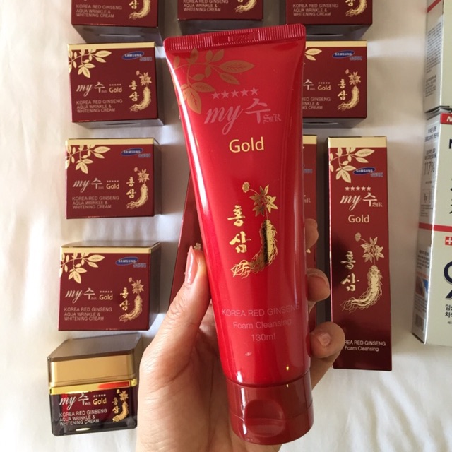 Sữa rửa mặt hồng sâm
