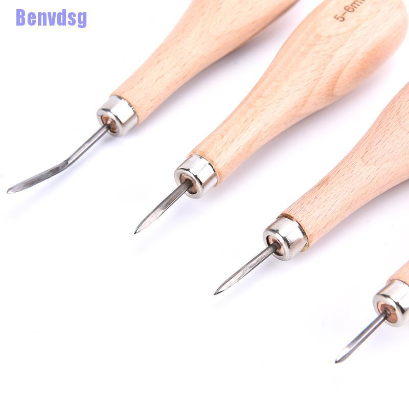 1 Dụng Cụ Đục Lỗ Đồ Da Thủ Công Bằng Gỗ