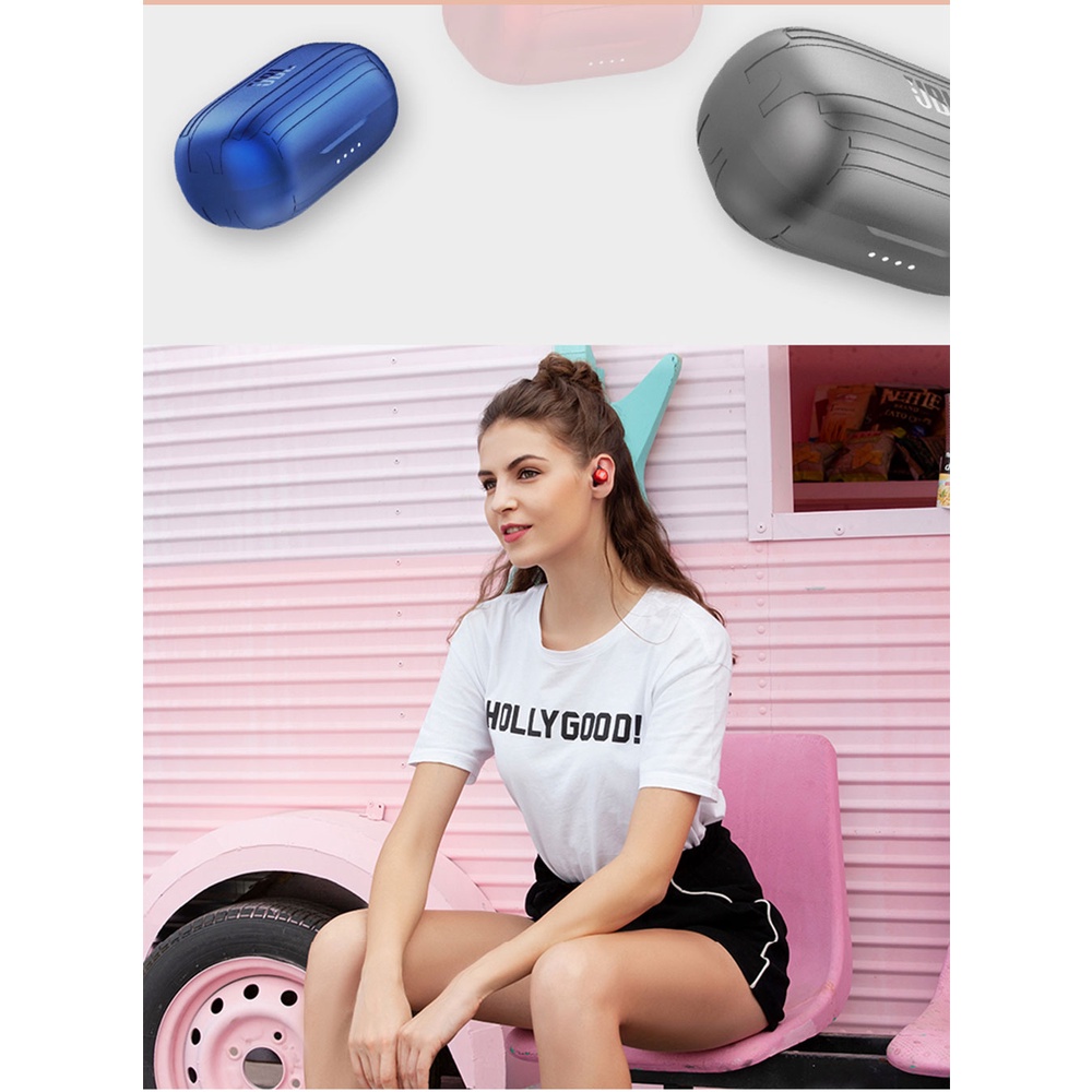 Tai nghe JBL T280TWS plus, bluetooth 5.0, kháng nước ipx5, bass cực sâu và căng