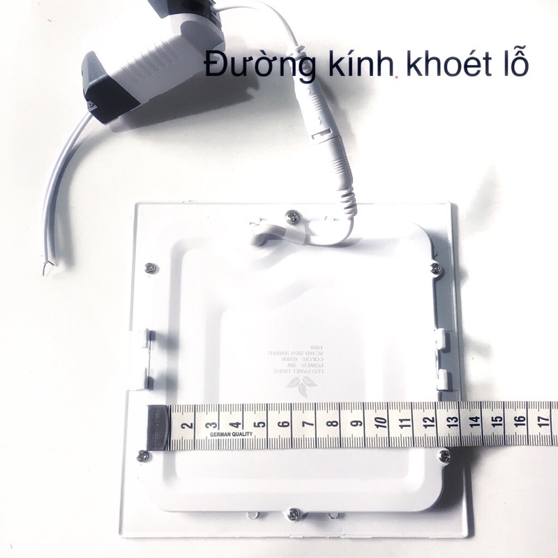 Đèn led âm trần 9w 12w 6w thạch cao tốt, đèn led trần nhà 3 màu