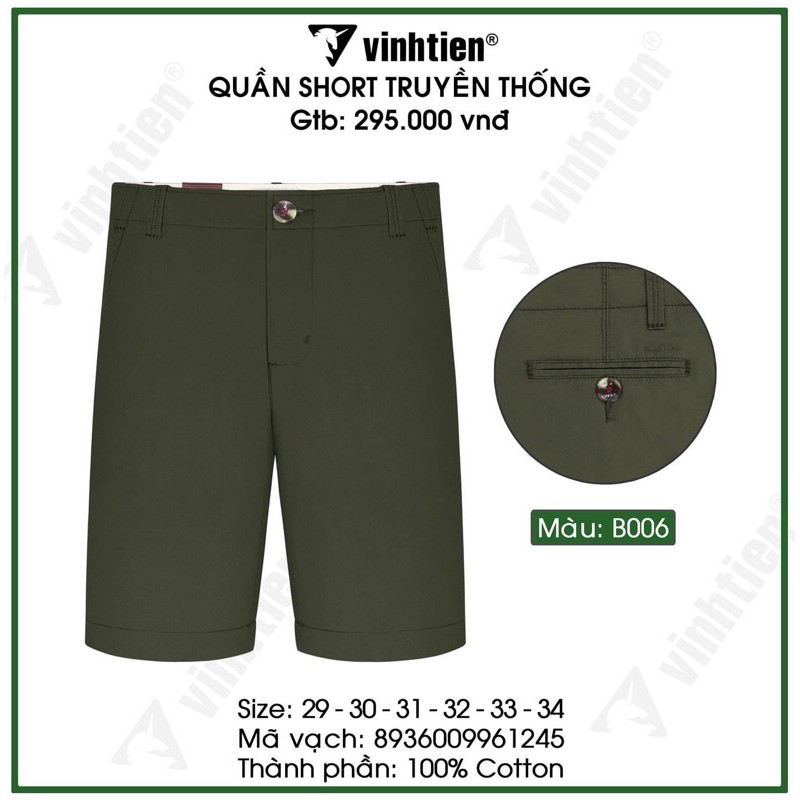 Quần short vĩnh tiến