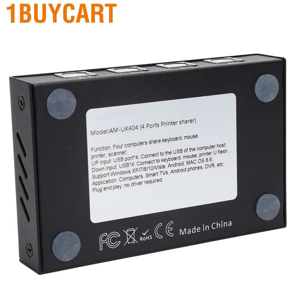 1buycart 4 In Out Switch Usb Converter Kvm Data Sharing