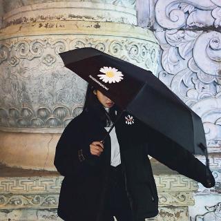 GD Peaceminusone Ô Dù Đóng Mở Tự Động Chống Gió Cho Fan BIGBANG G-DRAGON Small Daisies