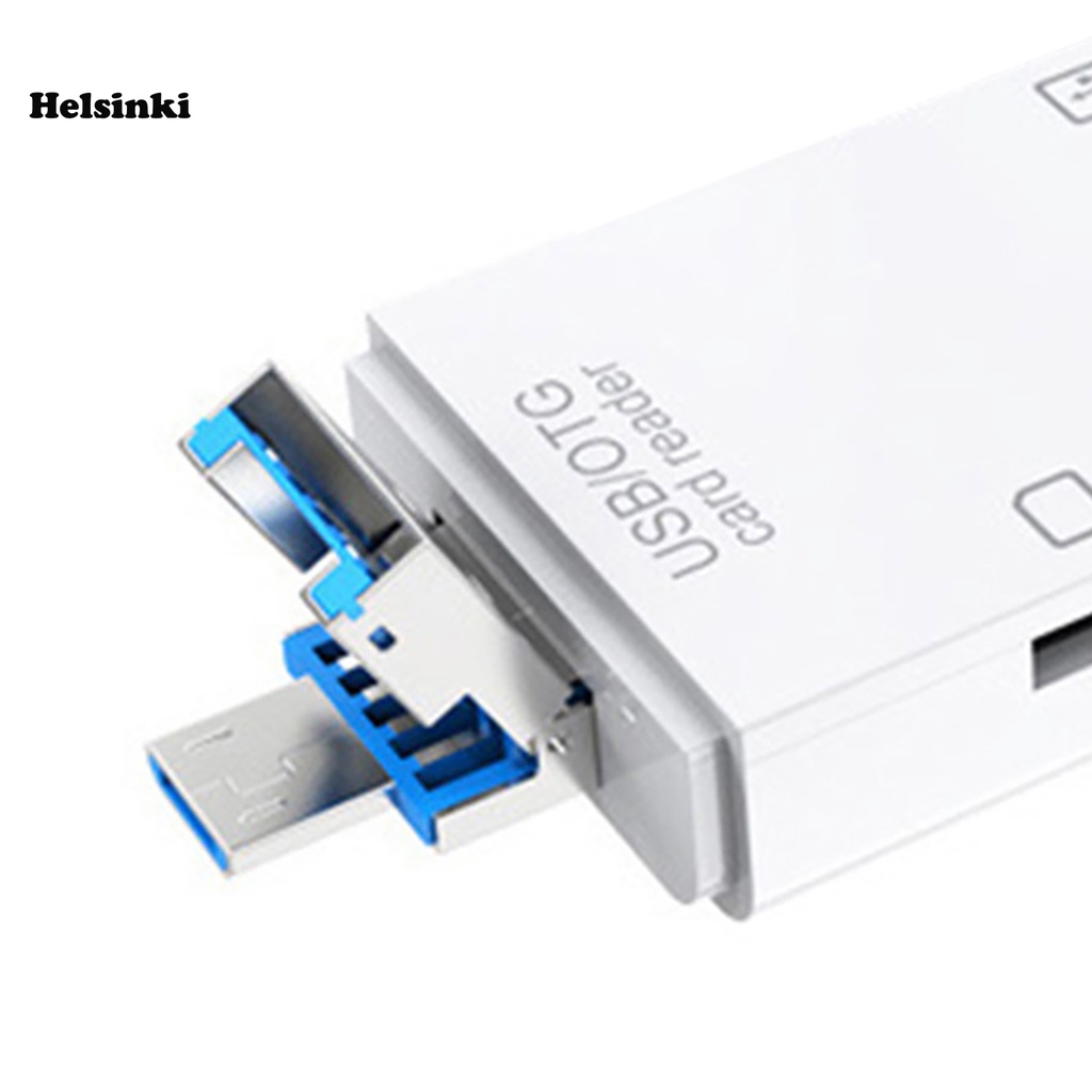 Đầu Đọc Thẻ Nhớ TF-SD OTG USB 3.0 6 Trong 1 Cho Điện Thoại