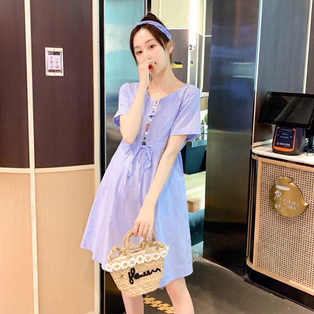 🤰thời trang bà bầu, váy bầu hàng quảng châu
