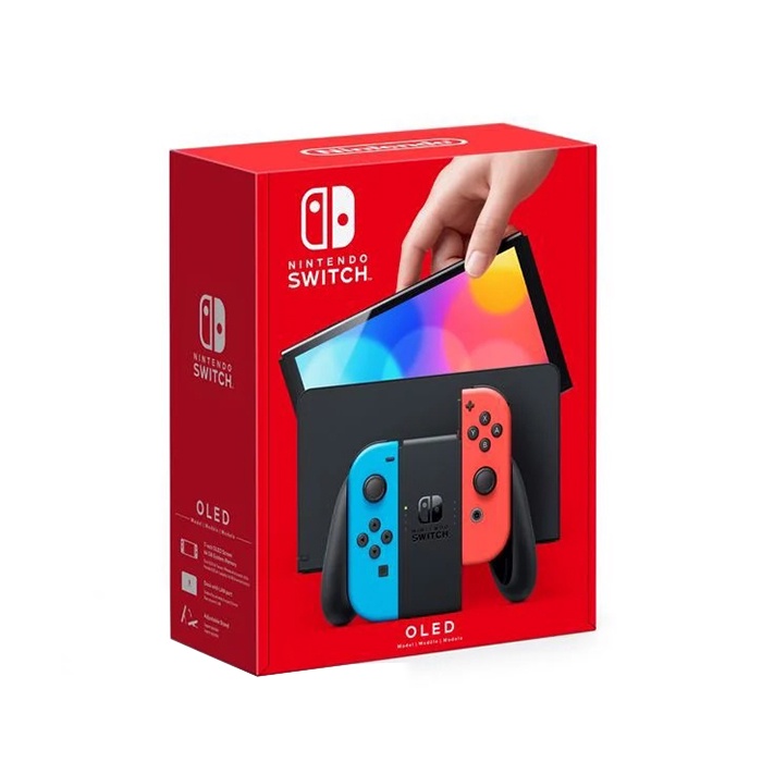 MÁY CHƠI GAME NINTENDO SWITCH OLED - NEON BLUE AND NEON RED JOY-CON