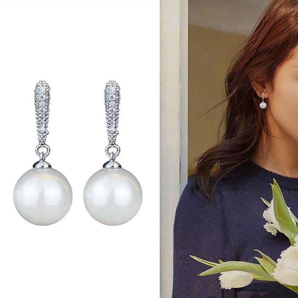 AROMA Hoa Tai Dáng Dài Hình Vỏ Sò Thời Trang Cho Nữ