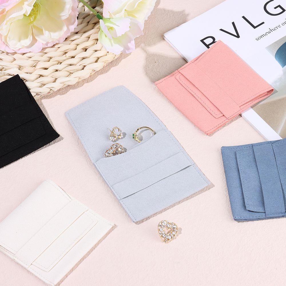 1 Túi Nhung Đựng Trang Sức Thiết Kế Nhỏ Gọn Hàng Mới