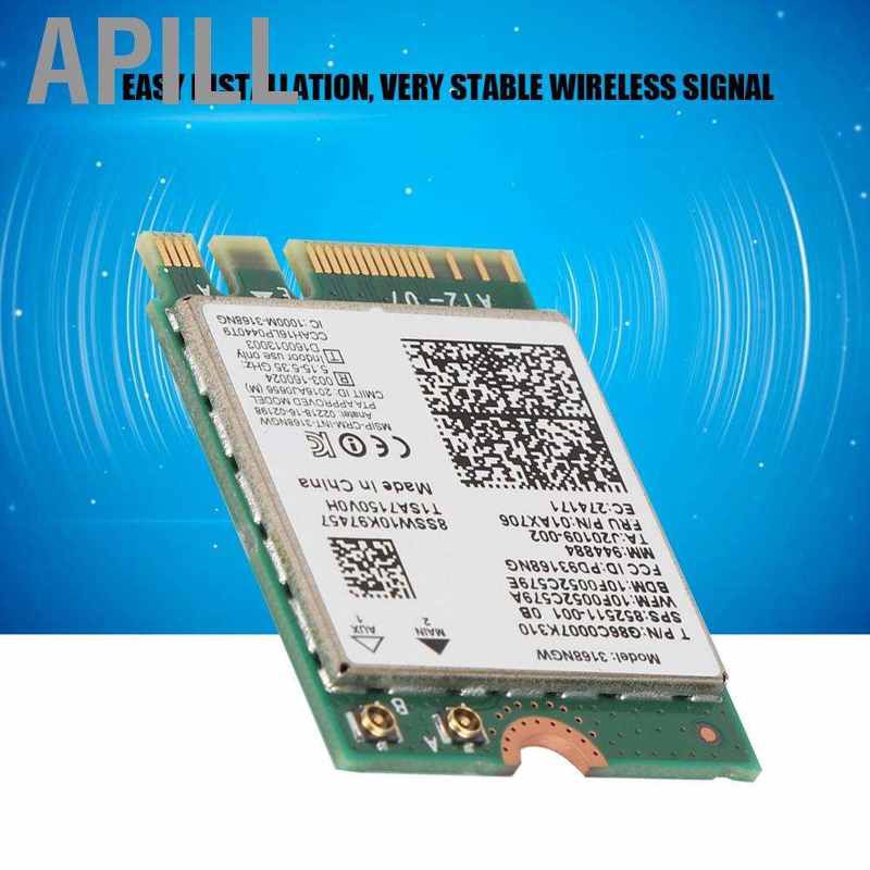 Card Mạng Apill Cho Intel 3168ngw 433mbps Bt4.2 Ngff M.2 Mới | BigBuy360 - bigbuy360.vn