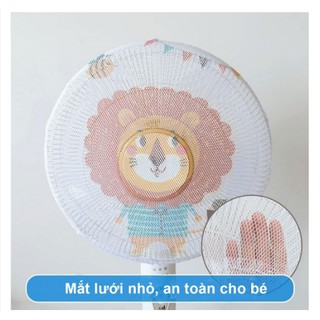 Combo 2 Lưới Vải Bọc Quạt Giữ An Toàn Cho Bé