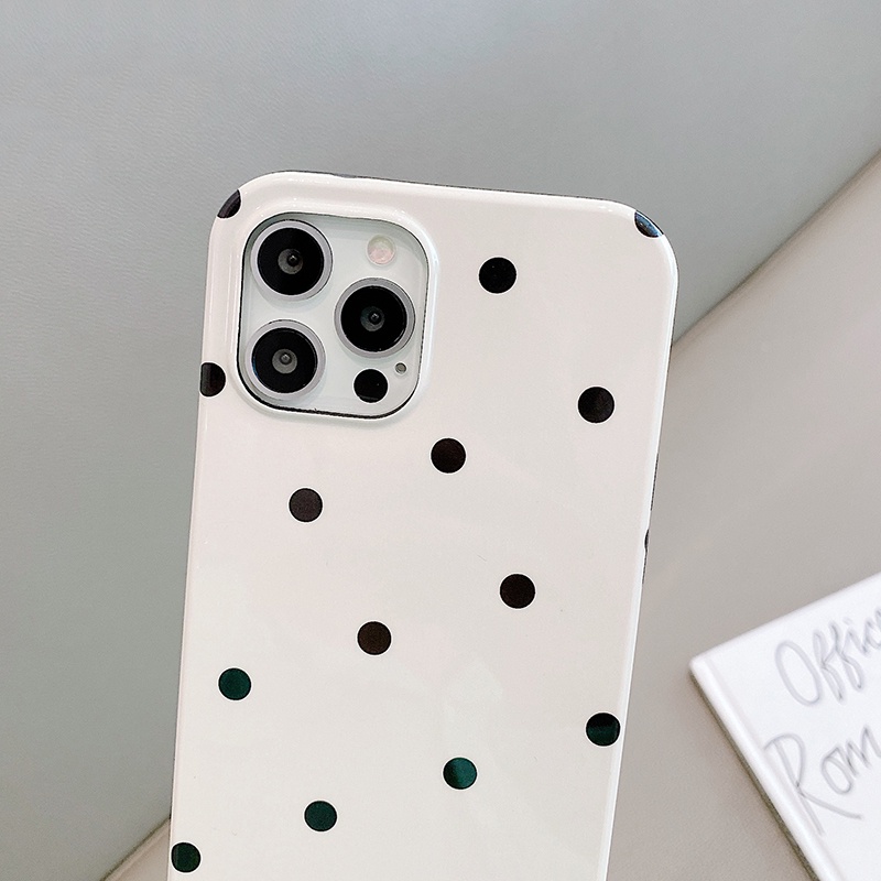 Ốp Lưng tpu silicone Họa Tiết Chấm Bi Cho iphone 15 14 13 11 12 pro max 12pro 13pro 14pro 15pro 14promax 15promax x xs max xr