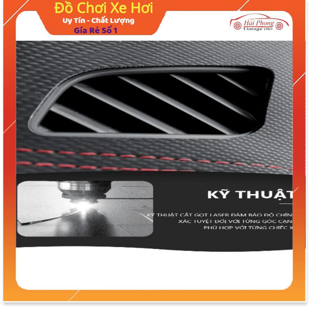 Thảm phủ taplo da PU XPANDER-KIA MORNING- VIOS- ACCENT-ALANTRA- TUCSON-MAZDA- FORTUNER dập vân cacbon 3 lớp cao câp