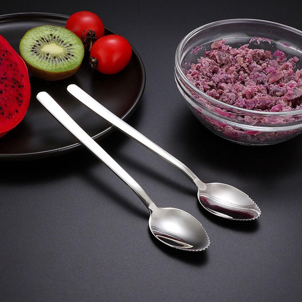 YIYU Muỗng Múc Trái Cây Đa Năng Bằng Thép Không Gỉ