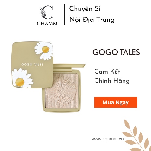 Phấn bắt sáng highlight Gogo Tales GT182 Bản Hoa Cúc nội địa trung